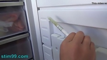 صدای پزشکی شدید با سرنگ در دهانه رحم
