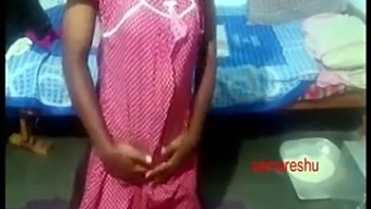 Village Couple In Telugu And Hindi Enjoy Eating Pussy