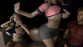 2人の若い女性がソファで着飾る - Cloth-B Volume 1 And 2