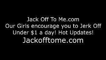 Watch Lola Guide You Through A Fishnet Jerk-Off Session